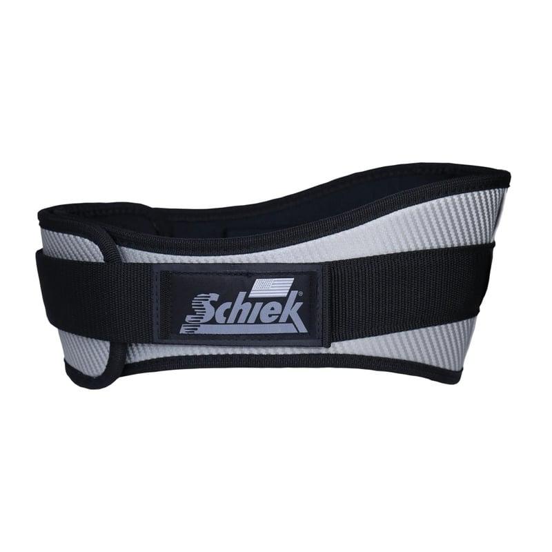 Schiek CF3004 Carbon Fiber Lifting Belt — Silver Carbon Fiber