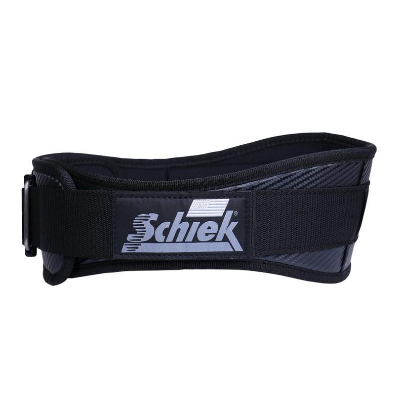 Schiek CF3004 Carbon Fiber Lifting Belt — Black Carbon Fiber