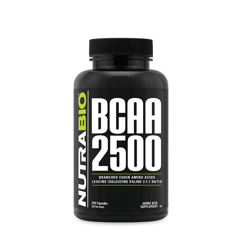 NutraBio 支鏈氨基酸 -250粒蔬菜膠囊