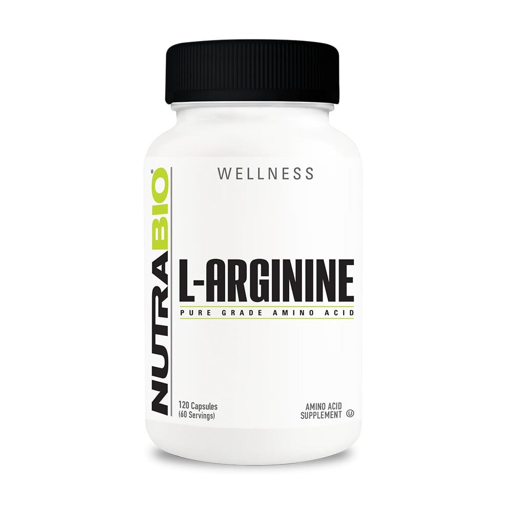 NutraBio 精氨酸 - 120粒蔬菜膠囊