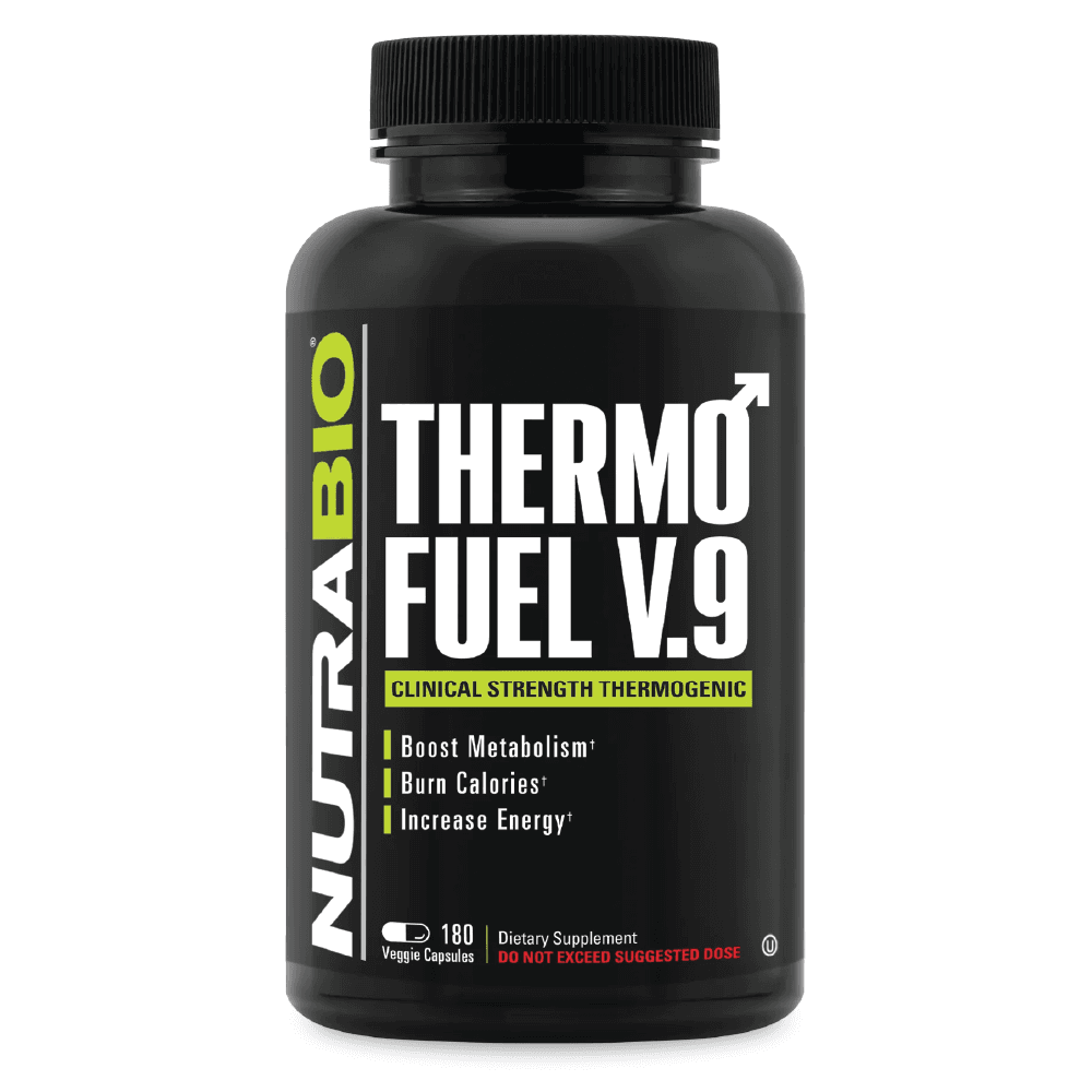 NutraBio Thermo Fuel V.9 - 180 Vegetable Capsules