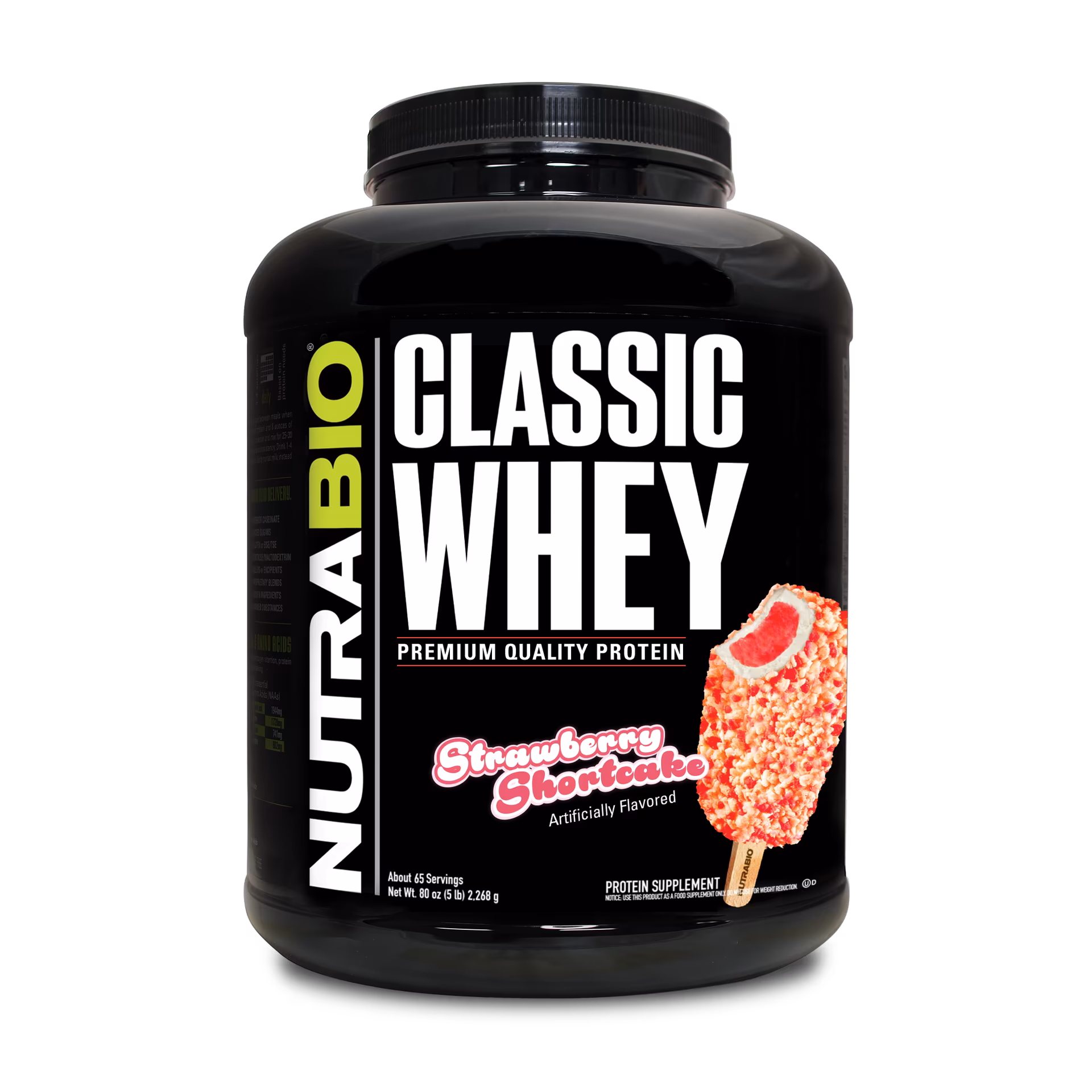 NutraBio 乳清蛋白 - 5磅 (2.2公斤)