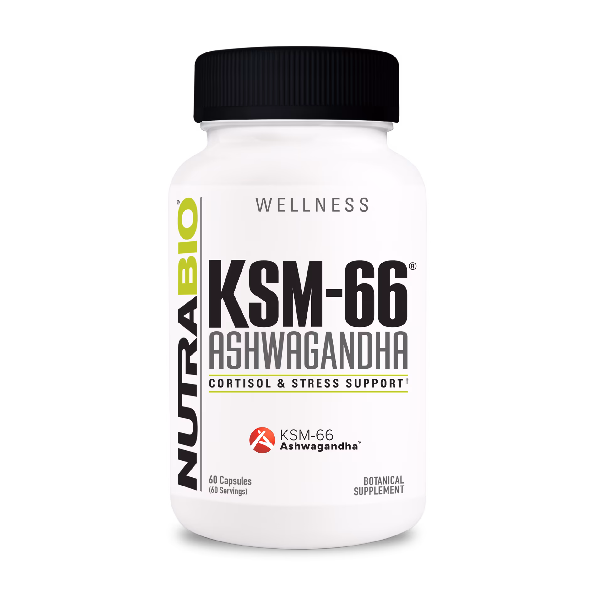 NutraBio KSM-66 Ashwagandha - 90 Capsules