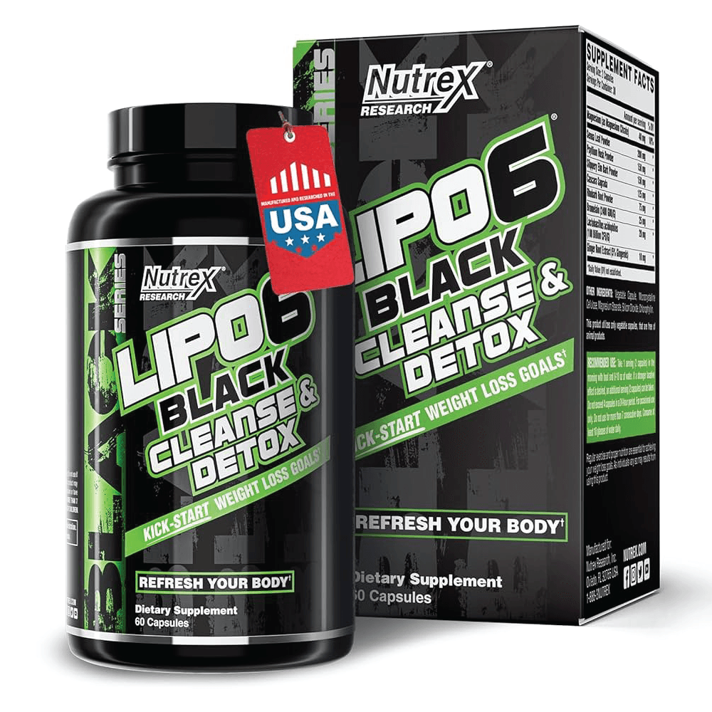 Nutrex Lipo6 Black Cleanse & Detox - 60 Capsules