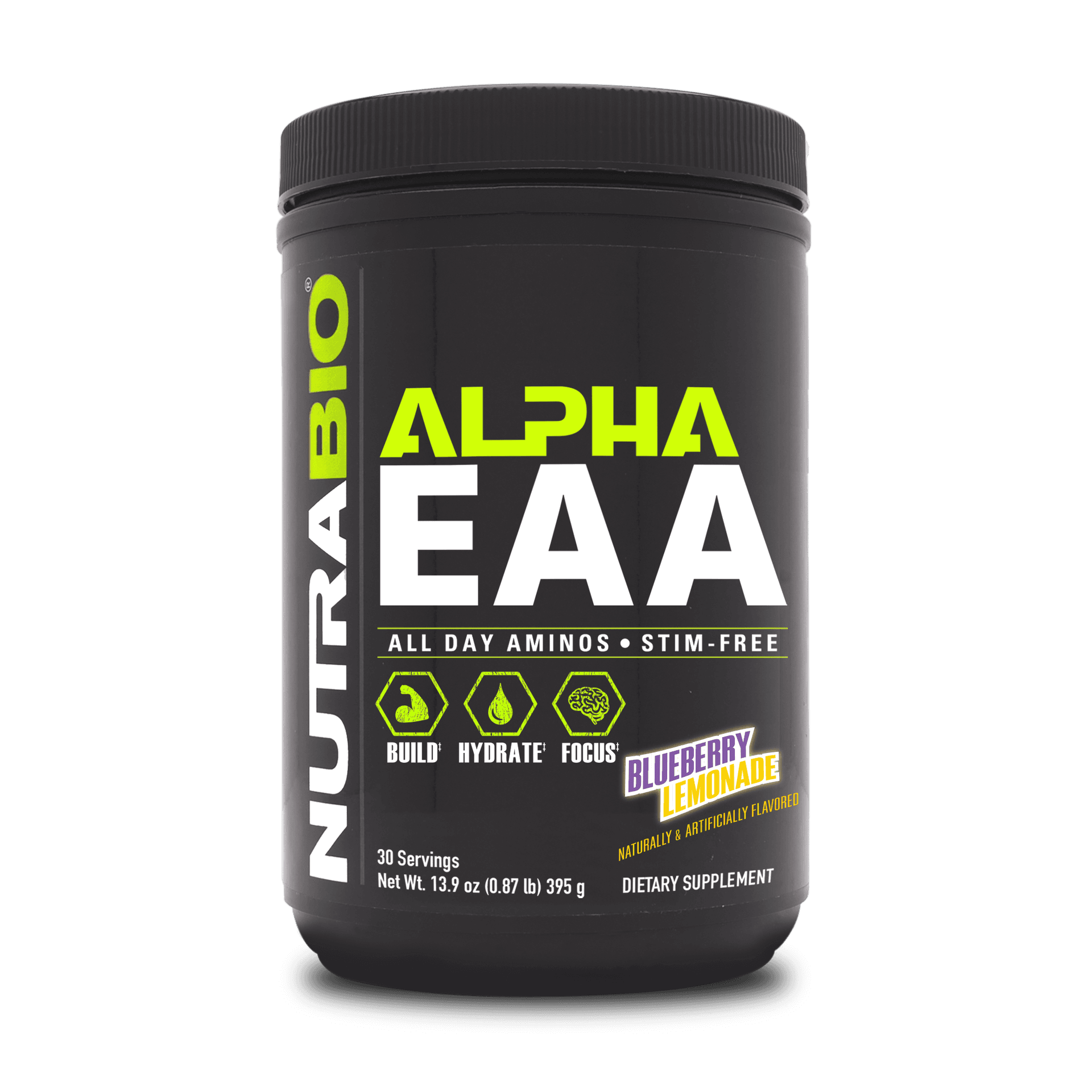 NutraBio Alpha EAA - 30 Servings (395g)