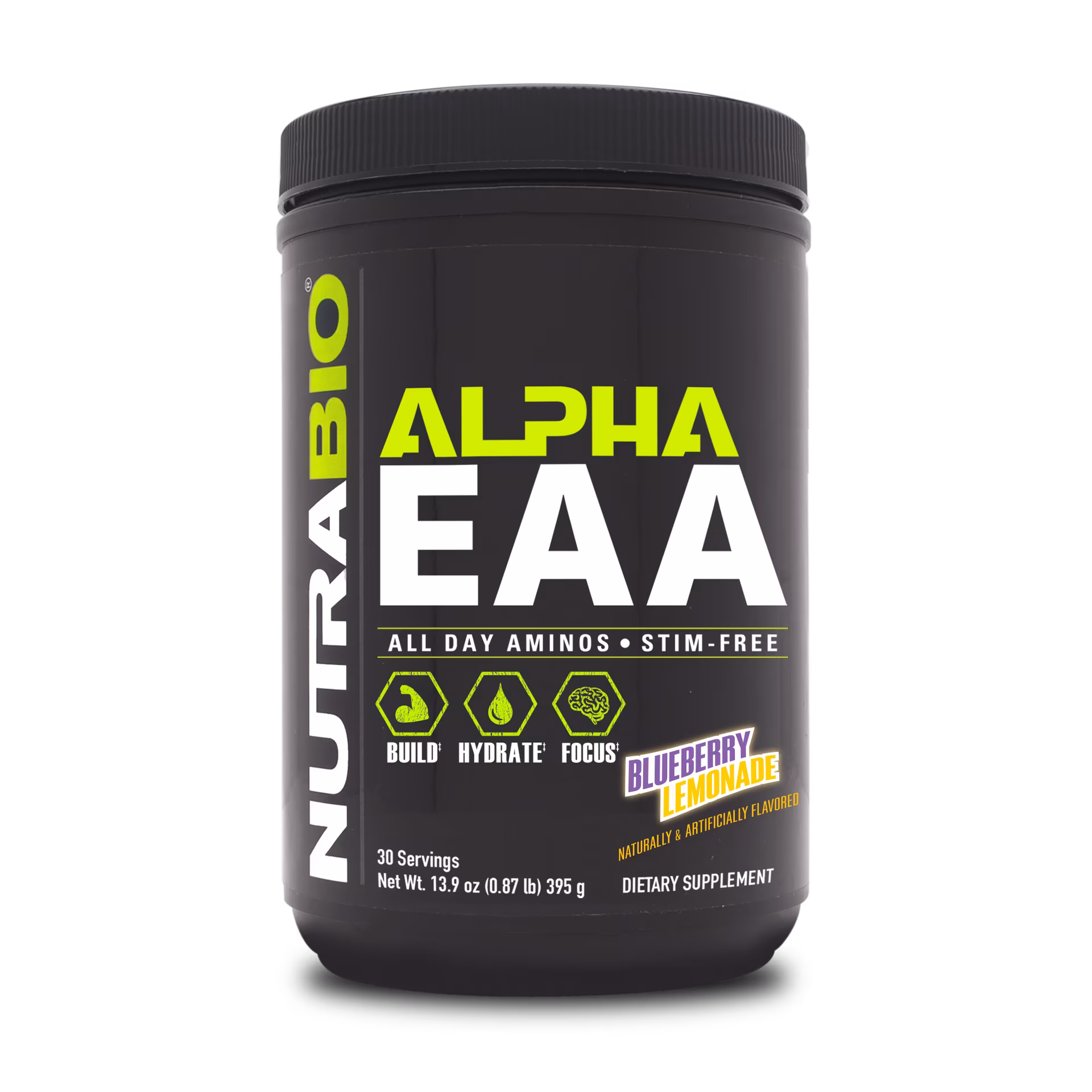 NutraBio Alpha EAA - 30 Servings (395g)