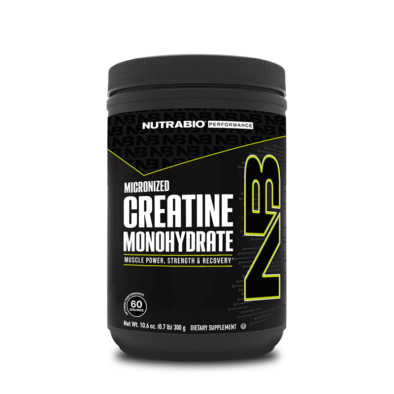 NutraBio Creatine Monohydrate - 60 Servings (300g)