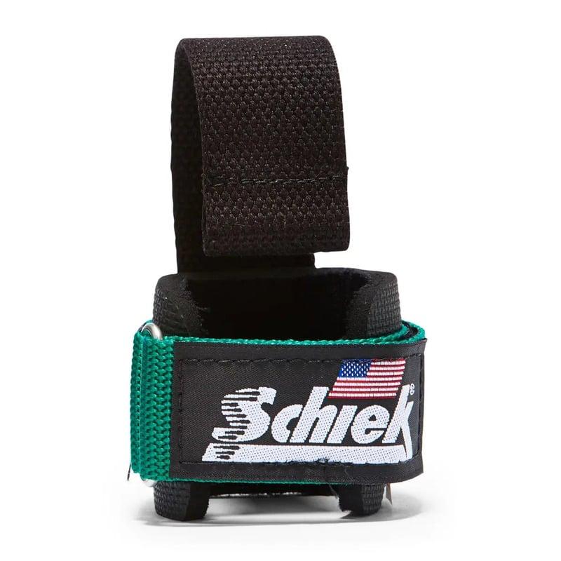 Schiek Model 1000DLS Dowel Lifting Straps — Green