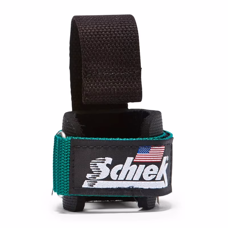 Schiek Model 1000DLS Dowel Lifting Straps — Green
