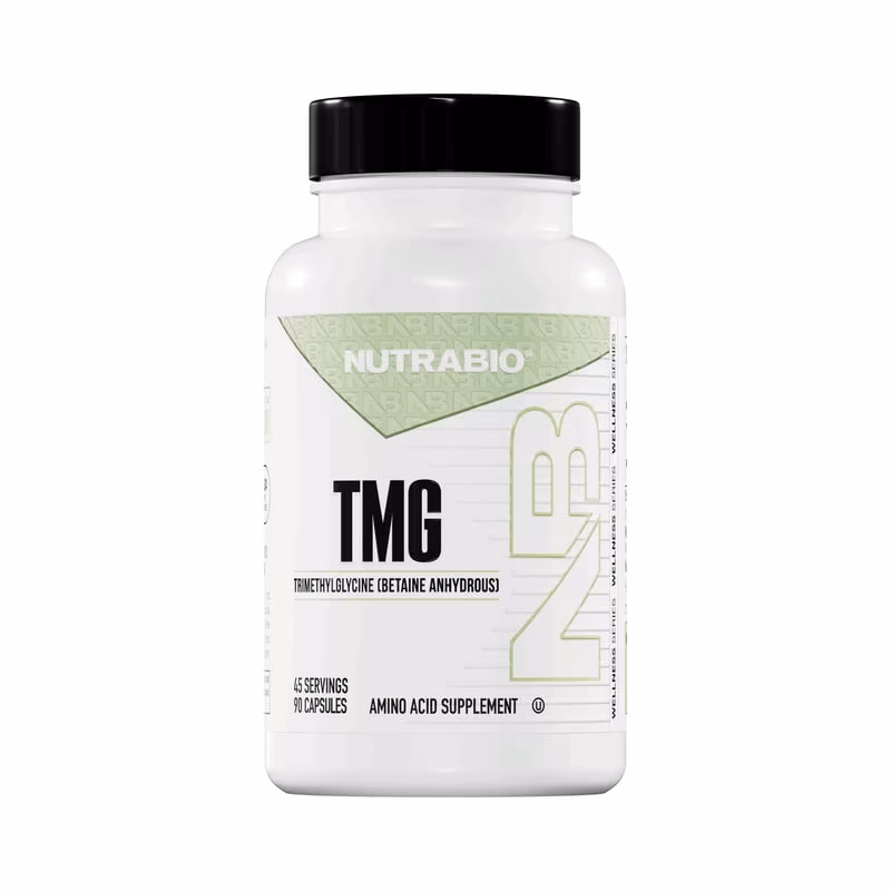 NutraBio TMG Betaine Anhydrous - 90 Capsules