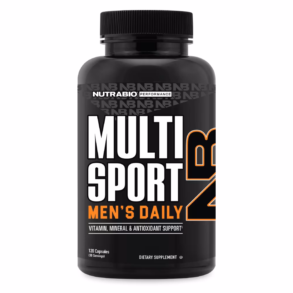 NutraBio Multi Sport Men's - 120 Vegetarian Capsules