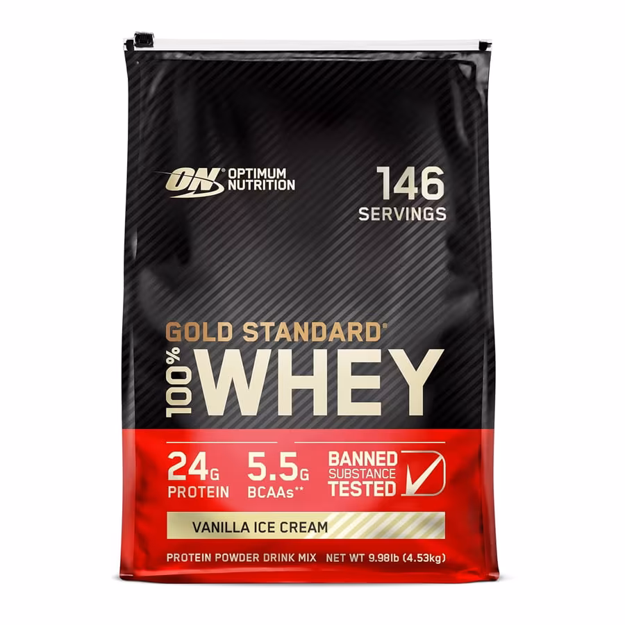 ON 100% Whey Gold Standard - 10lbs (4.54Kg)