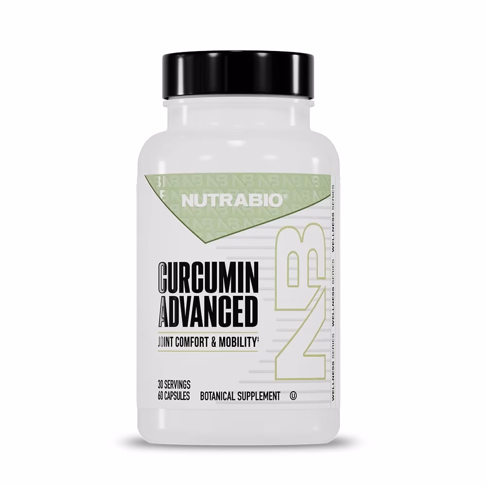 NutraBio Curcumin Advanced - 60 Vegetable Capsules