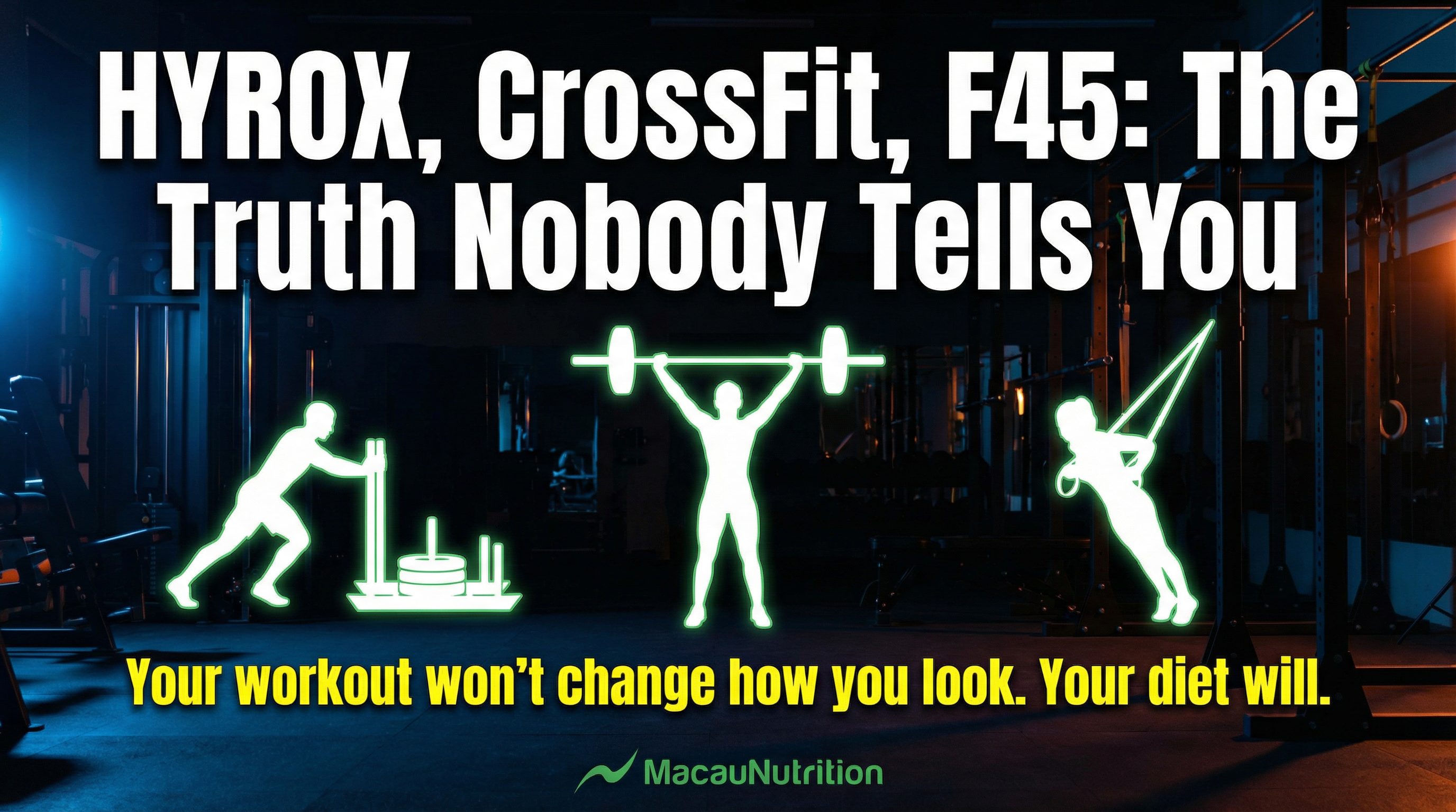 HYROX、CrossFit、F45：沒人告訴你的健身真相