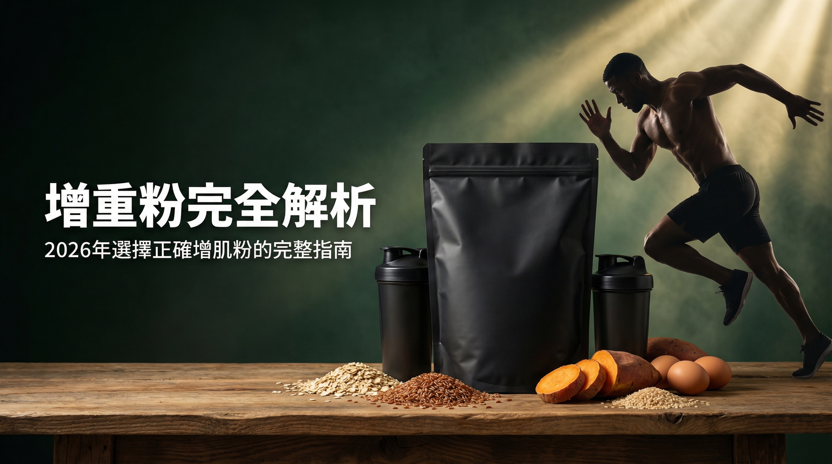 增重粉完全指南：2026年如何選擇適合自己的增肌粉