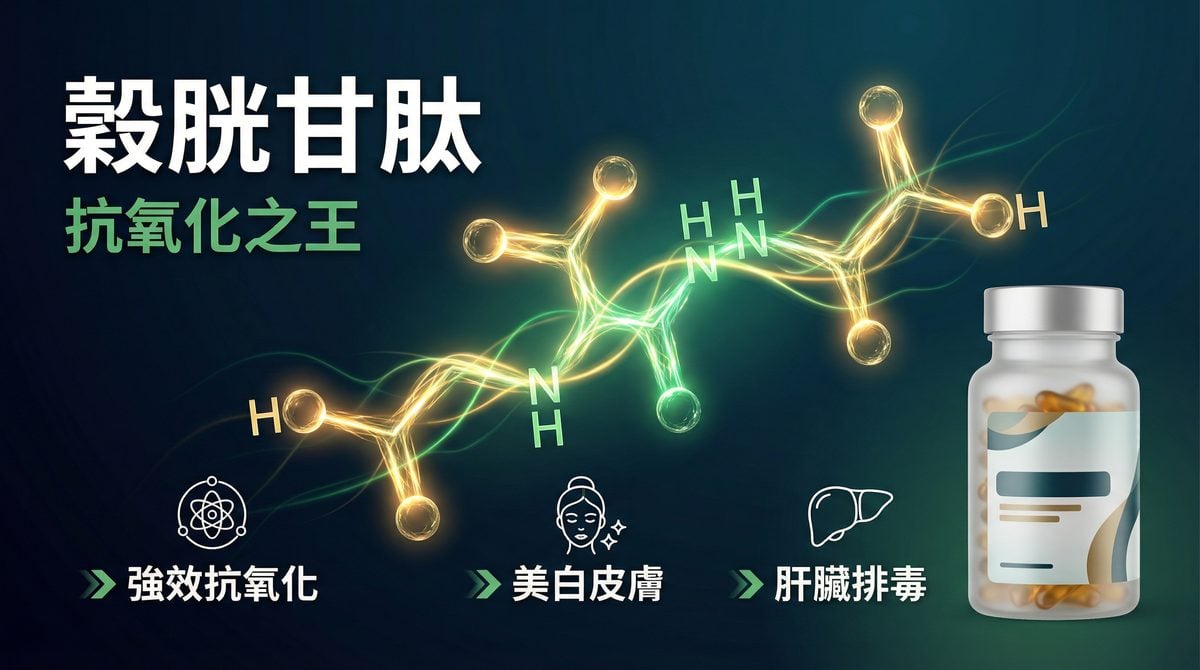 穀胱甘肽完全指南：為何 S-乙醯型才是最優選擇
